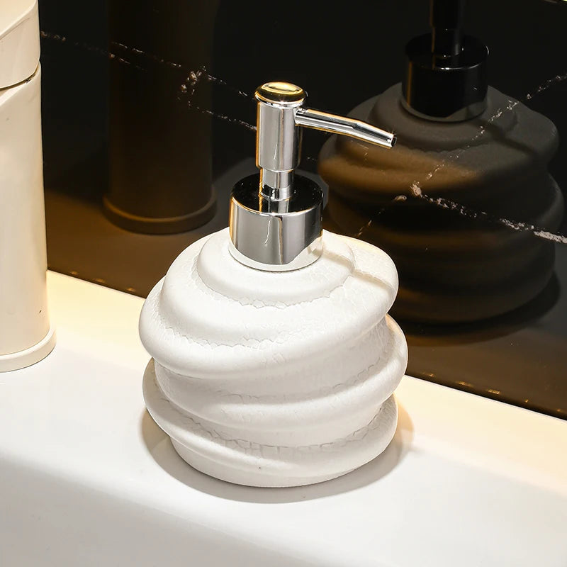 Keramik Seifenspender 300 ml für flüssige Seife