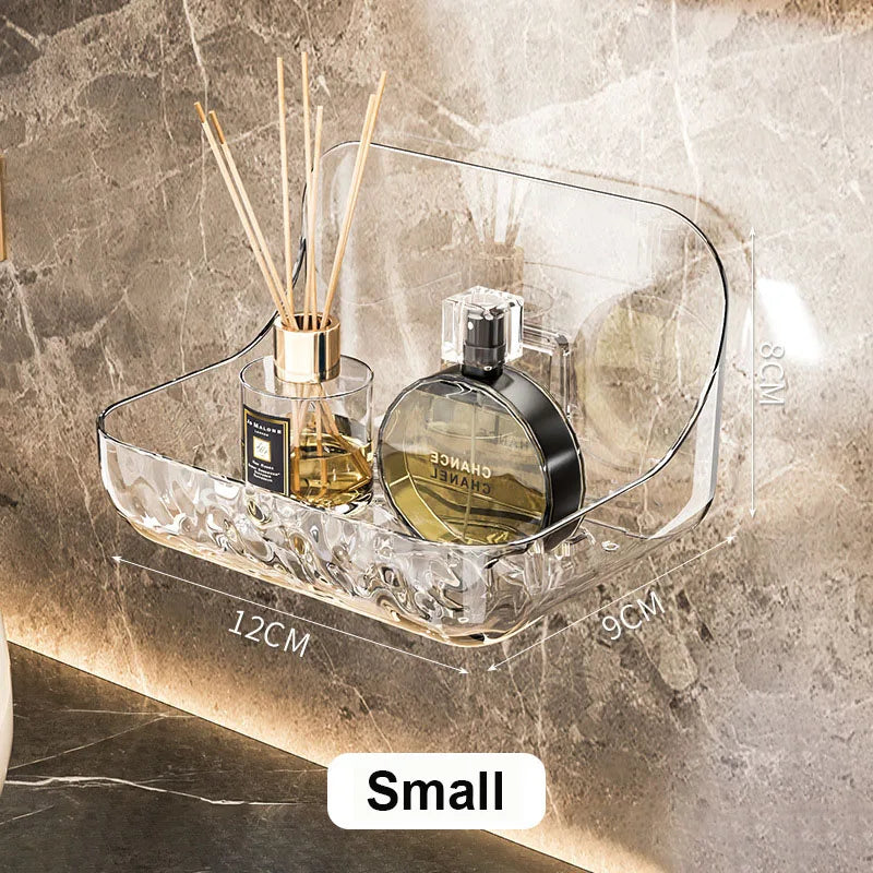 Badezimmer Wandregal ohne Bohrer Organizer Aufbewahrung Dusche Kosmetik