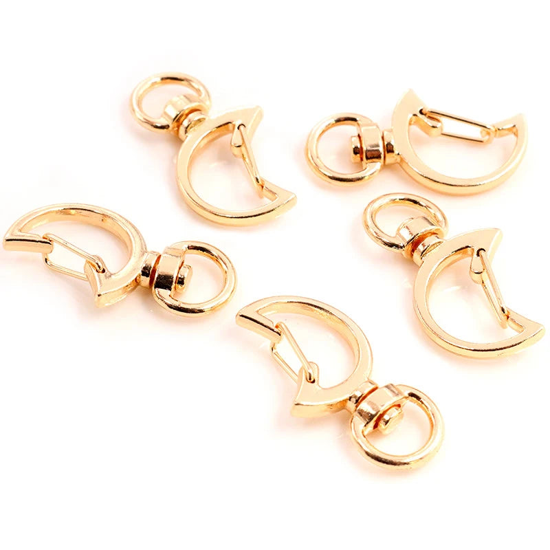 Herz Karabinerhaken Set für Schlüsselanhänger und DIY Projekte