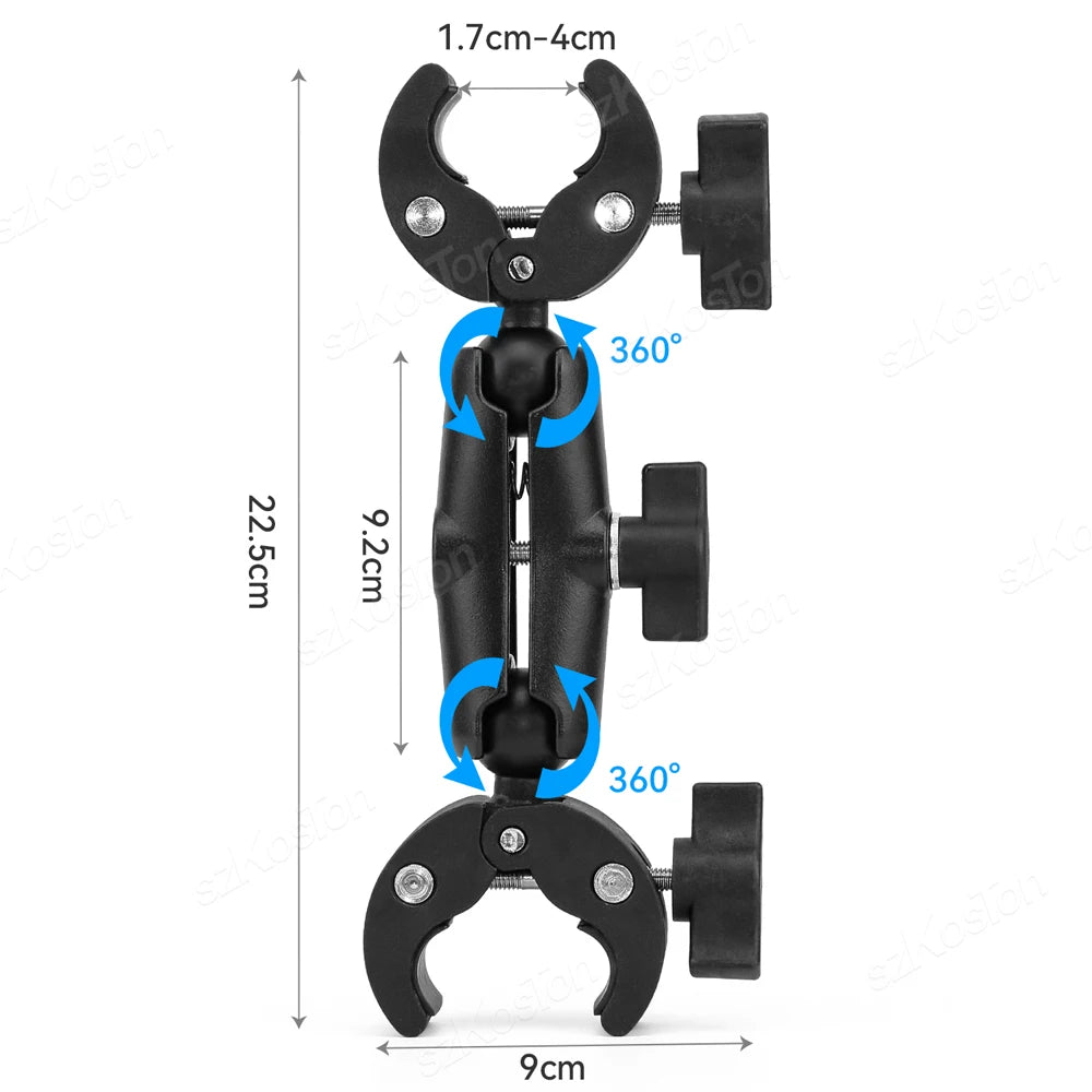 Universelle Doppel Kugelkopf Halterung für Action Kameras