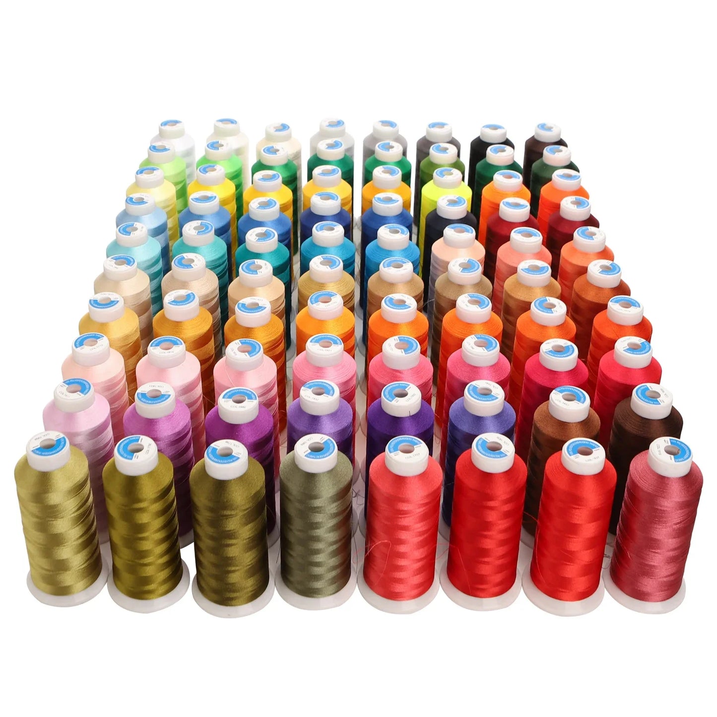 Polyester Stickgarn 80 Farben 4000m Rollen für große Nähmaschinen-Yabubest - Home & More
