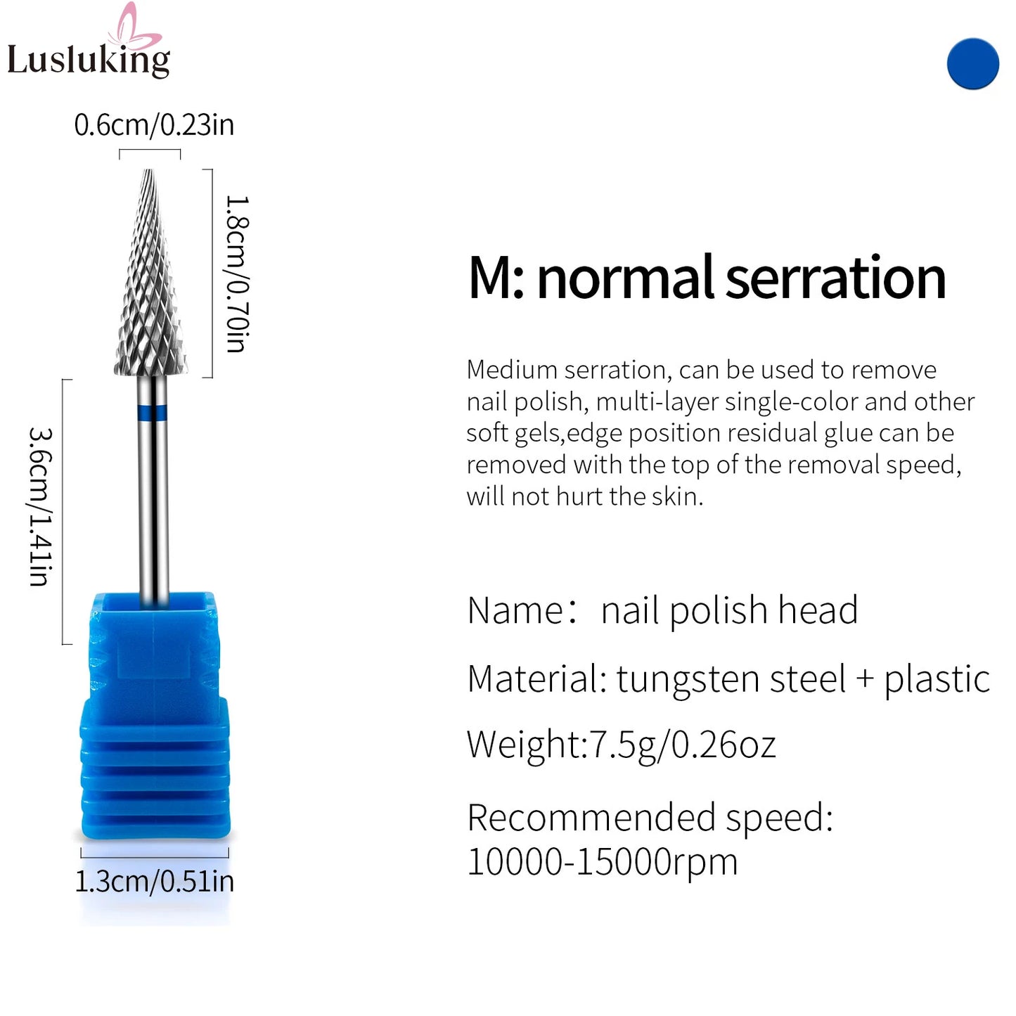 Wolframkarbid Fräser für effiziente Nagelgel-Entfernung