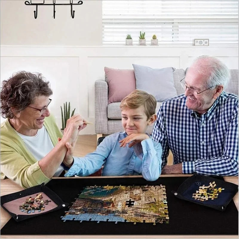 Puzzle-Rollmatte für 1500–3000 Teile | Filz-Aufbewahrung mit Tasche-Yabubest - Home & More