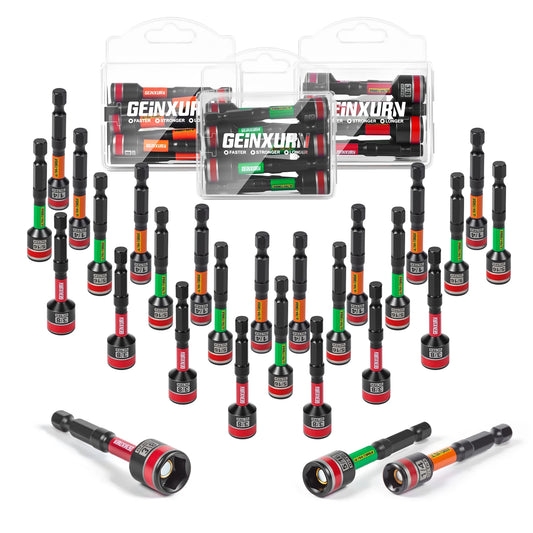 SAE Schlagmuttern-Schraubendreher-Set 1/4 5/16 3/8 Zoll 6-Punkt Sechskant-Schaft