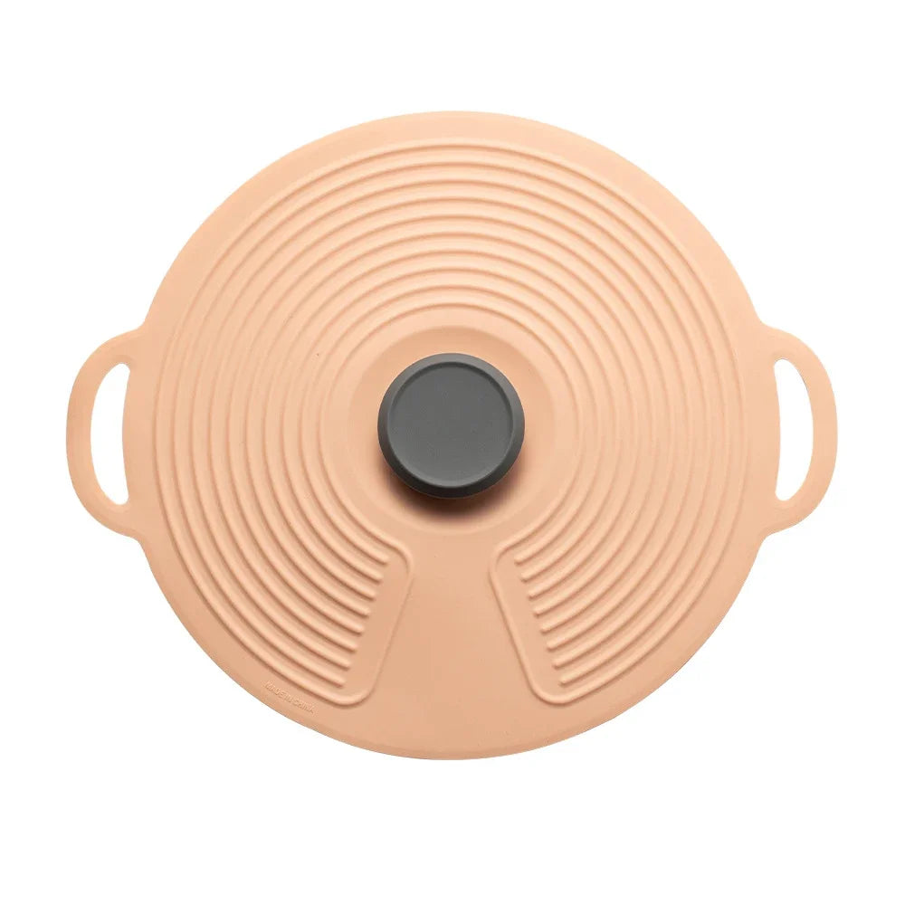 1 bis 5 Stück Silikon Topfdeckel Anti Überlauf und Staubdicht flexibel