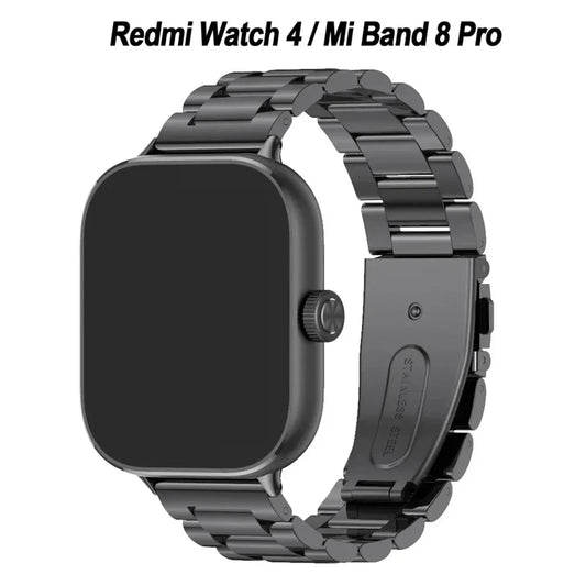 Luxus Edelstahl Armband für Redmi Watch 4/5/6 und Mi Band 8/9 Pro
