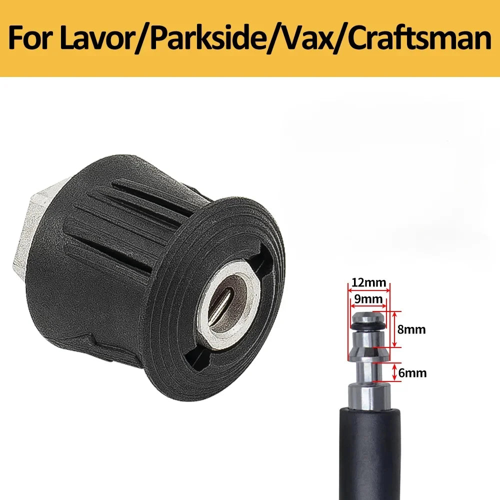 Hochdruckreiniger Schlauch mit Schnellanschluss und 5-Farben-Düse M22