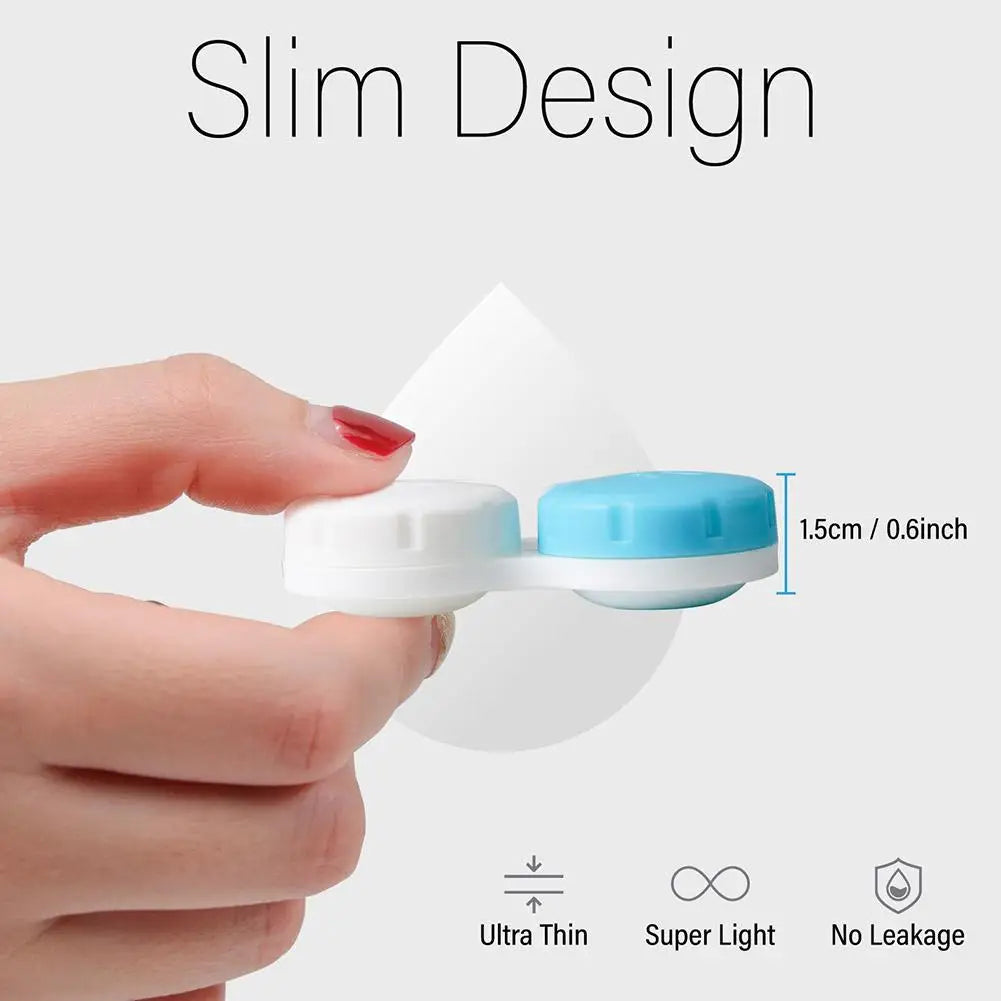 12er Set Kontaktlinsen Behälter: Hygienisch und Reisefertig