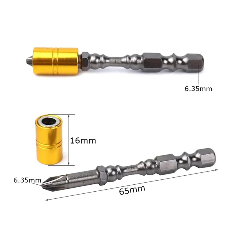 5/10 Stück PH2 magnetische Schraubendreher Bits 1/4 Zoll Sechskantschaft