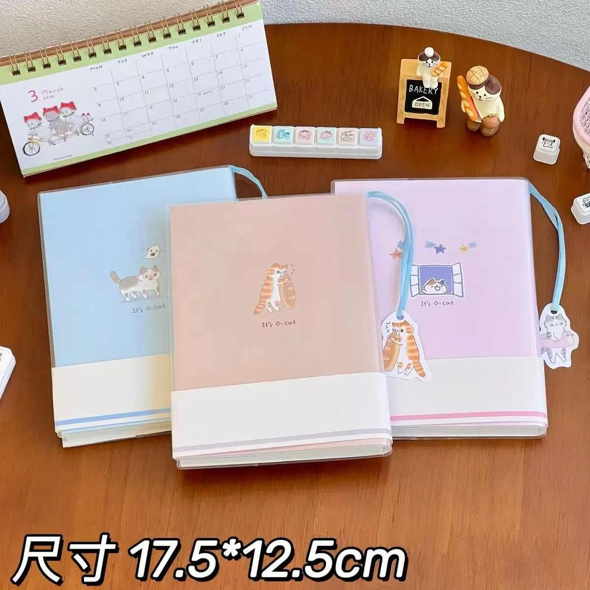 Katzenplaner 2026 B6 Notizbuch – Kawaii Studentenplaner mit farbigen Seiten-Yabubest - Home & More