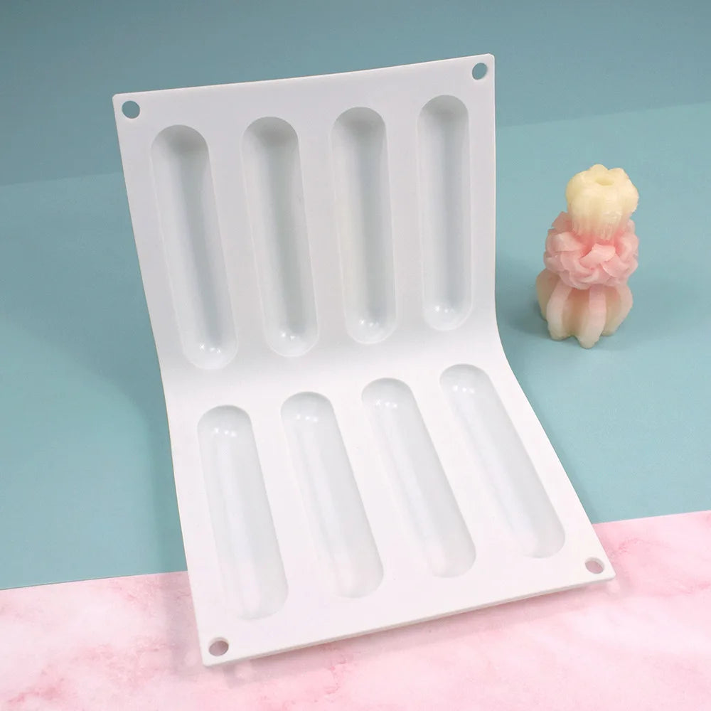 Ovale Silikon Mousse Kuchenform für hausgemachte Desserts