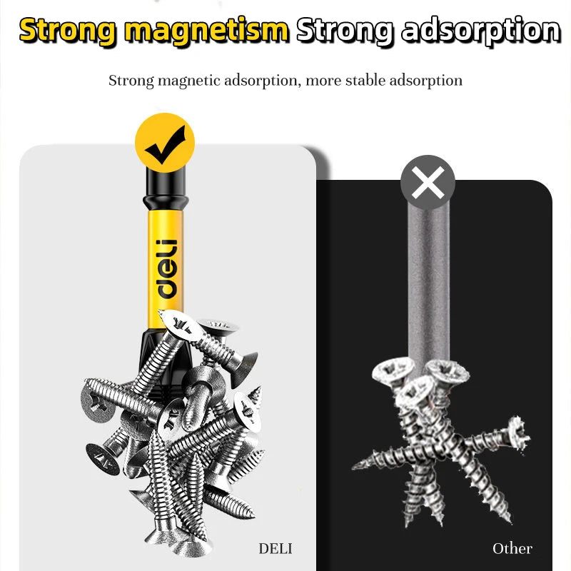 Rutschfestes PH2 Kreuzschraubendreher-Bit-Set mit starkem Magnet