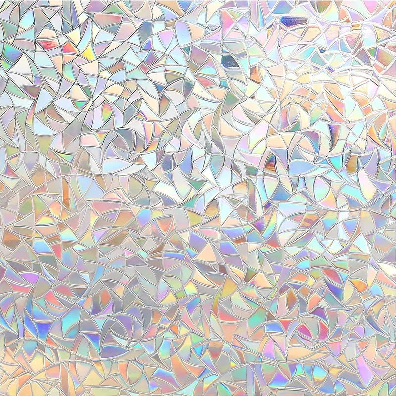 Fensterfolie Sichtschutz mit Regenbogen Effekt und UV Schutz