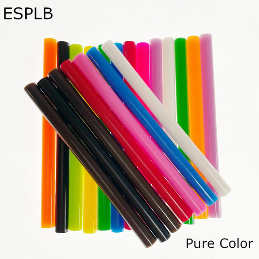 20 Teile Set 7mm x 100mm bunte Schmelzklebesticks für Heißklebepistole