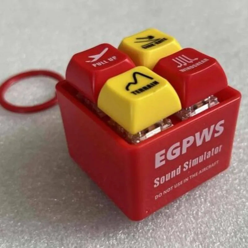 Flugzeug Schlüsselanhänger mit Sound für Luftfahrt Fans Pilot Geschenk