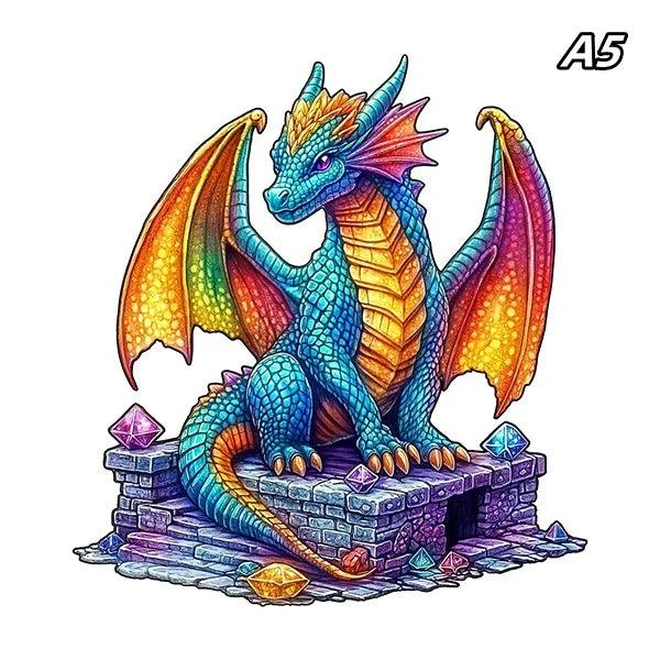 3D-Tiger-Puzzle aus Holz – Gehirntraining für Erwachsene & Kinder-Yabubest - Home & More