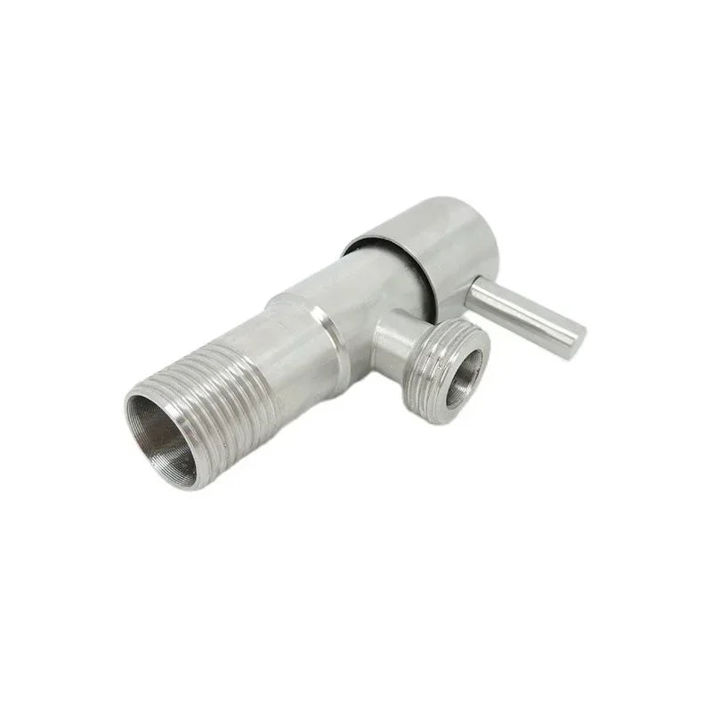 Schwarzes WC Dreieckventil aus 304 Edelstahl – langlebig - präzise 1/2 Zoll