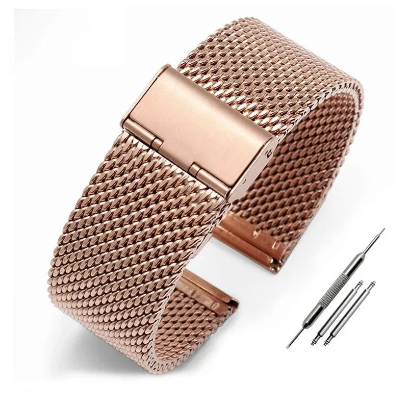 Edelstahl Milanese Armband: Eleganz für Ihre Uhr
