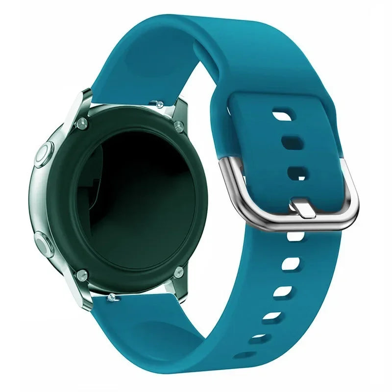 Silikon Uhrenarmband 20/22mm kompatibel mit Smartwatches und Sportuhren