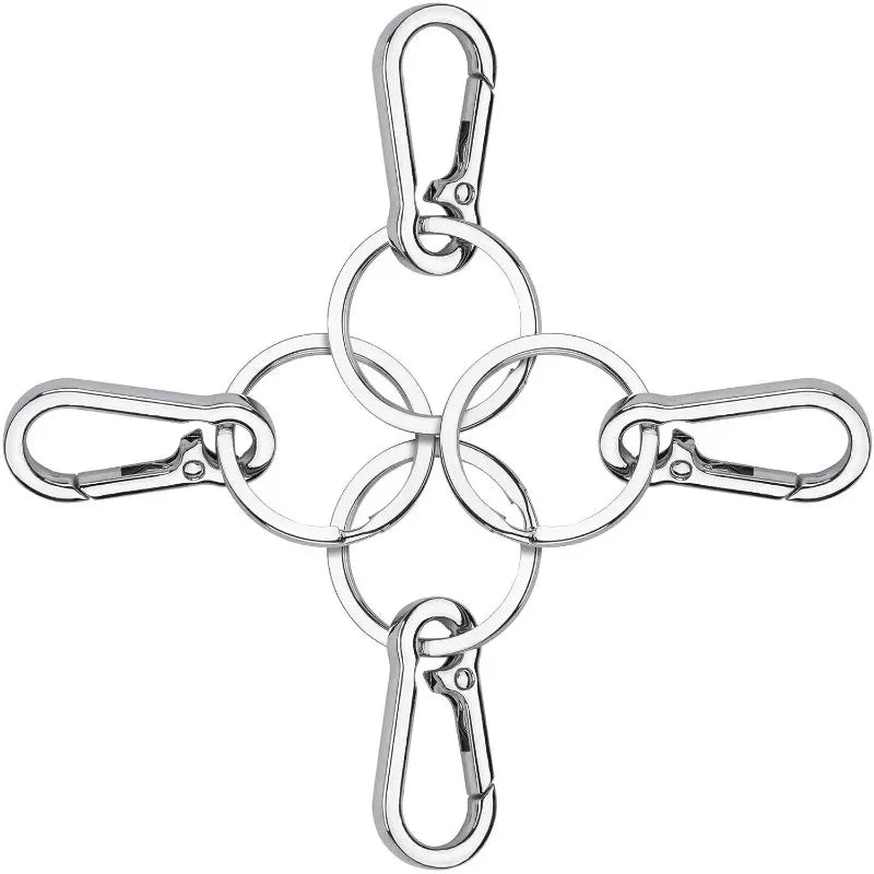 Metall Karabiner Schlüsselanhänger mit Kürbis Form 1-5 Stück Set