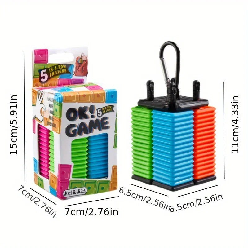 Tragbares Gobang Brettspiel für Kinder und Erwachsene pädagogisch