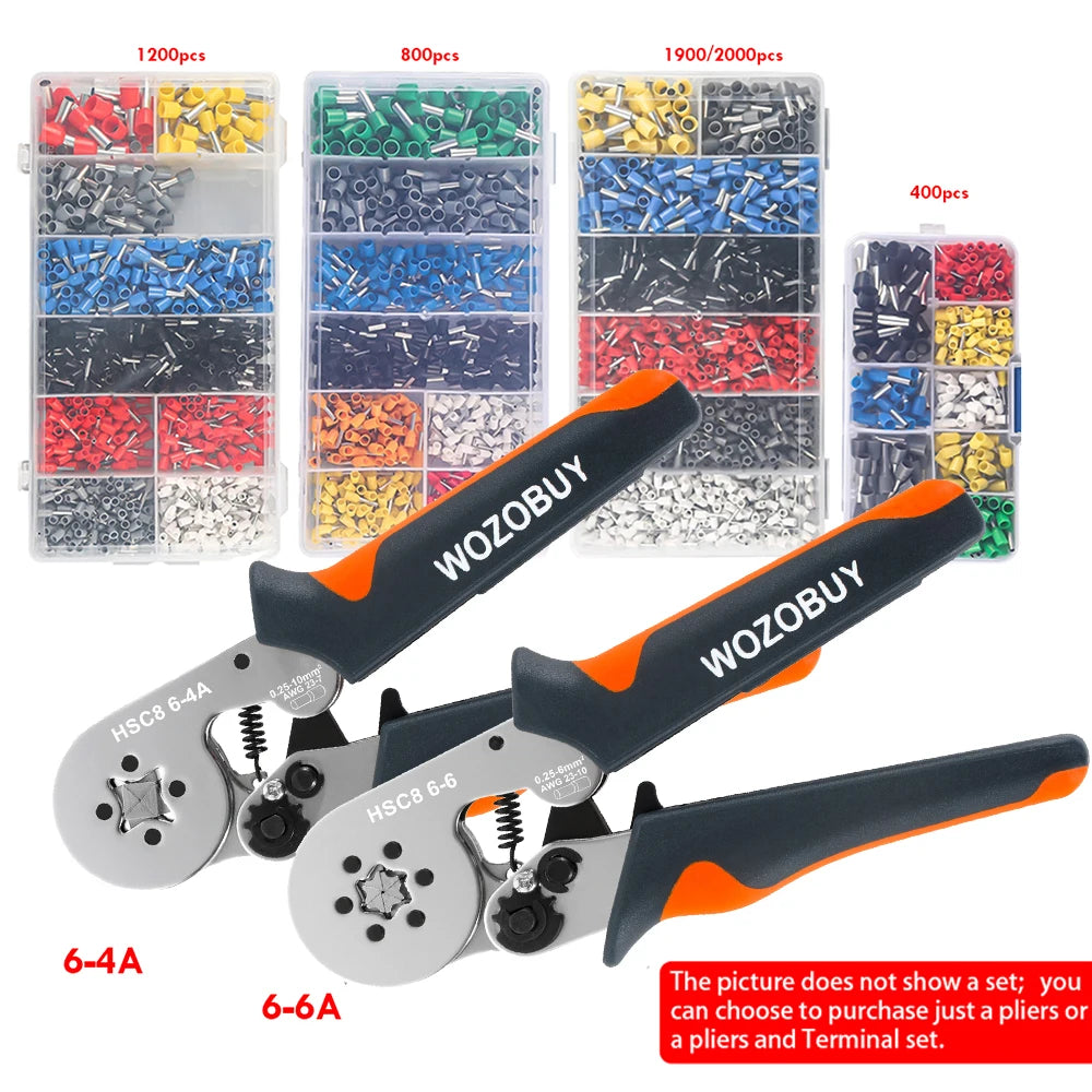 Multifunktionale Crimpzange HSC8 6-4/6-6 für elektrische Arbeiten