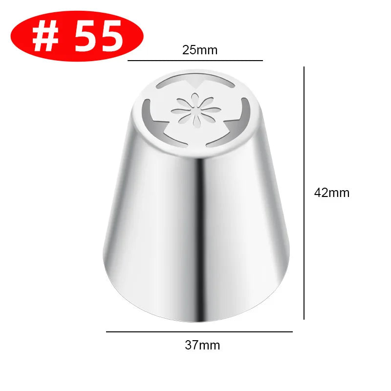 Premium Edelstahl Spritztüllen Set – 30+ Backdüsen für kreative Gebäck-Deko