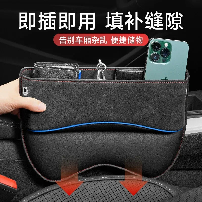 PU Leder Autokonsole Seitensitz Organizer für kleine Gegenstände
