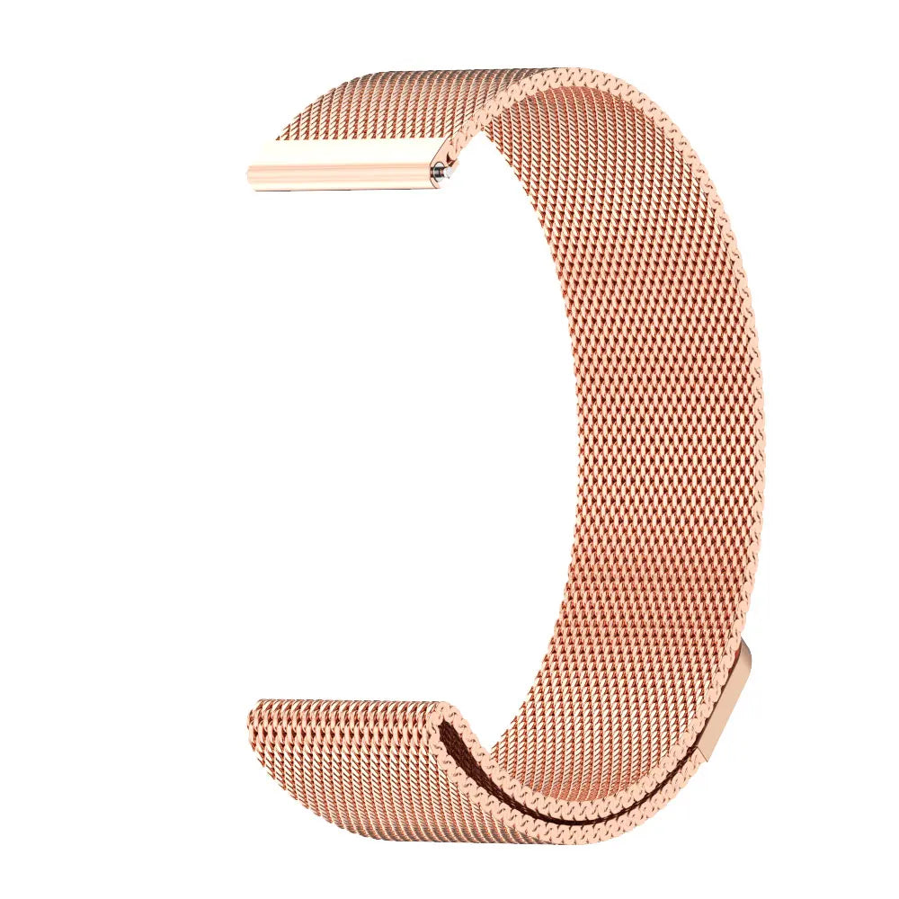 Edelstahl Metallarmband 22mm Milanese Magnetverschluss für Smartwatches