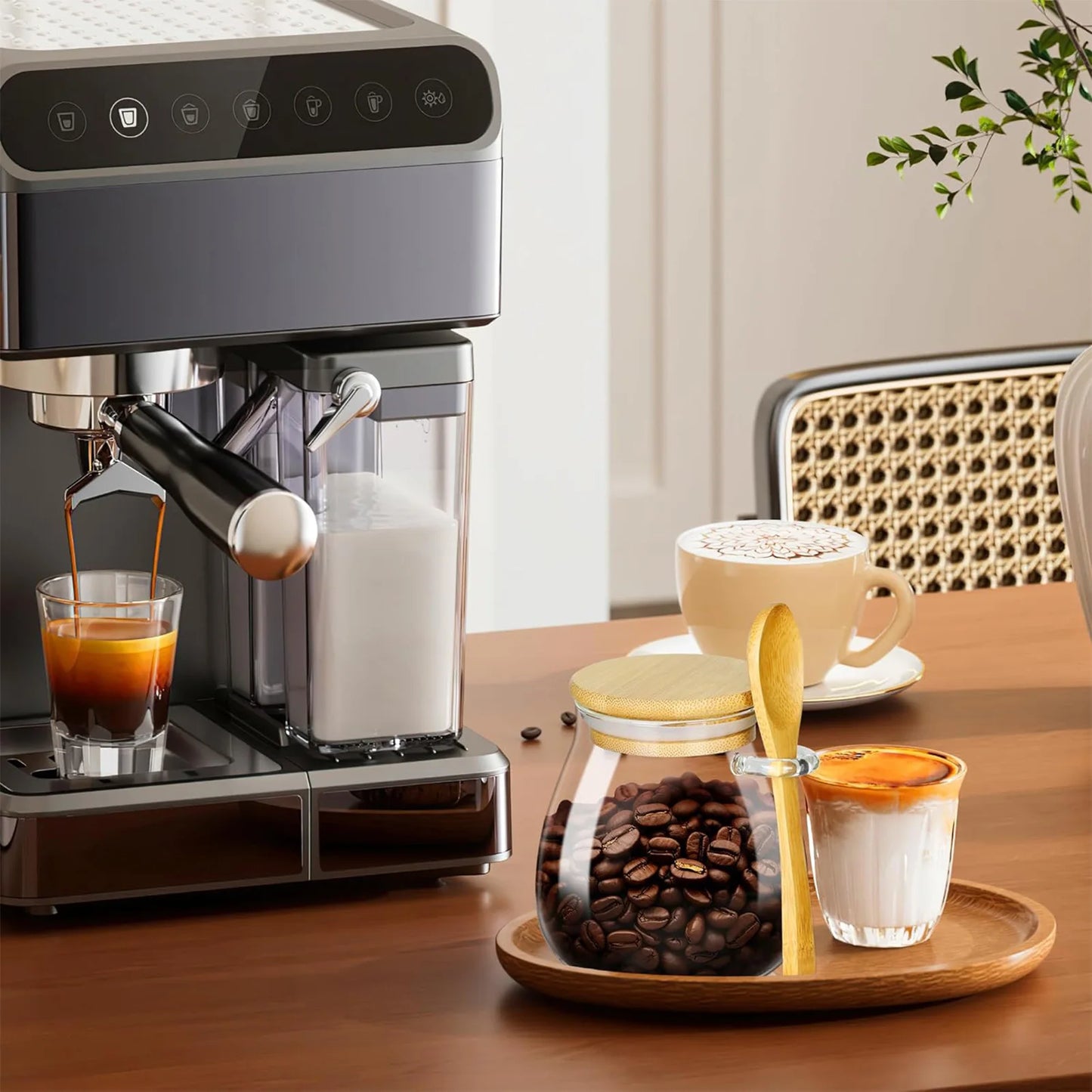 Frische - Ordnung: Luftdichter Glasbehälter 350–1000ml für Kaffee - Tee