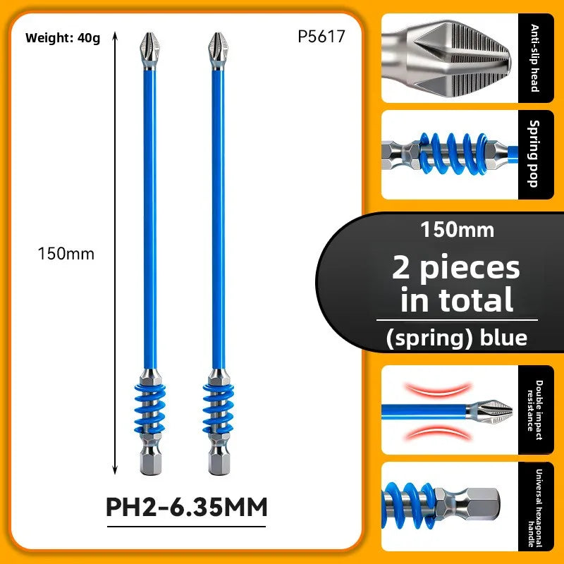 2-teiliges magnetisches Schraubendreher-Bit Set PH2 1/4 Zoll Hex Schaft-Yabubest - Home & More