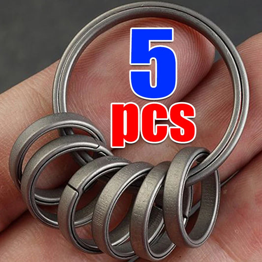 Superleichter Titan Schlüsselanhänger O-Ring Schnalle für Auto Geschenk