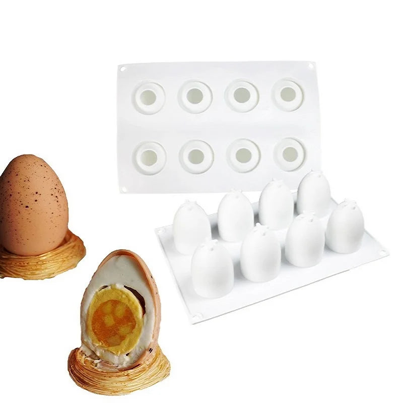 Silikon Kuchenform 3D Zitrone 6 Hohlräume für Dessert Dekorieren