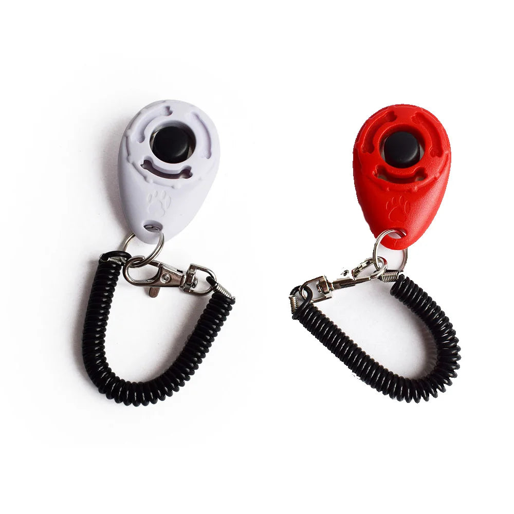 2er Set Hundetraining Clicker mit verstellbarer Handschlaufe für Haustiere