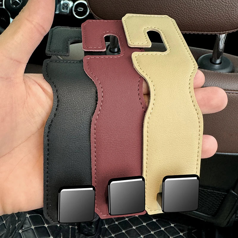 Praktischer Autohaken aus Leder für Sitzorganizer