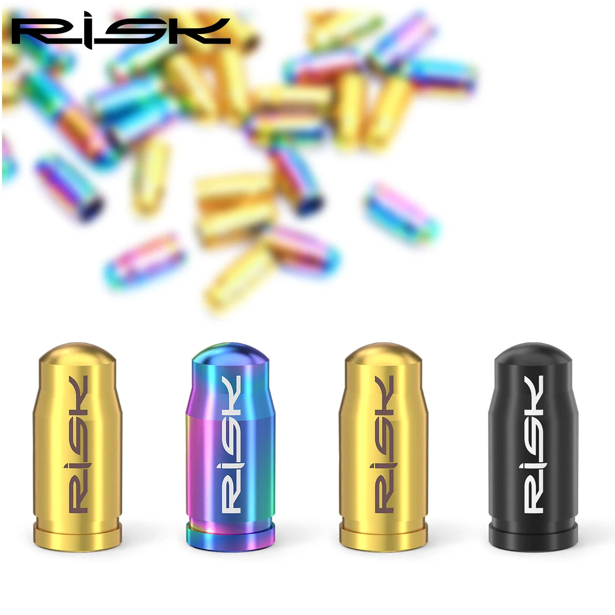 Titan Fahrrad Ventil Kappen Wasserdicht Staubdicht MTB Rennrad FV AV Schutz Zubehör