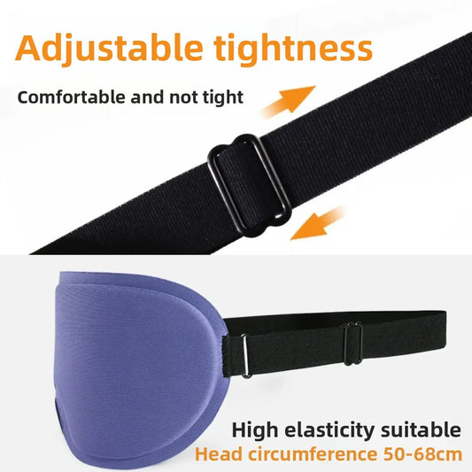 3D Schlafmaske mit Memory Foam für ungestörten Schlaf Reise