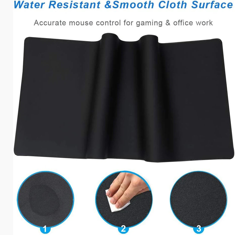 Buntes Gamer Mauspad Cloud Design 90x40cm für PC Schreibtisch