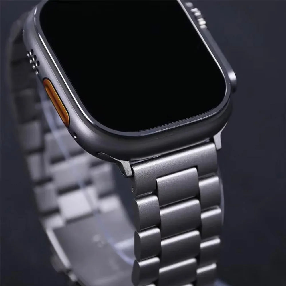 Edelstahl Metallarmband kompatibel mit Smartwatch 38-49 mm verschiedene Modelle