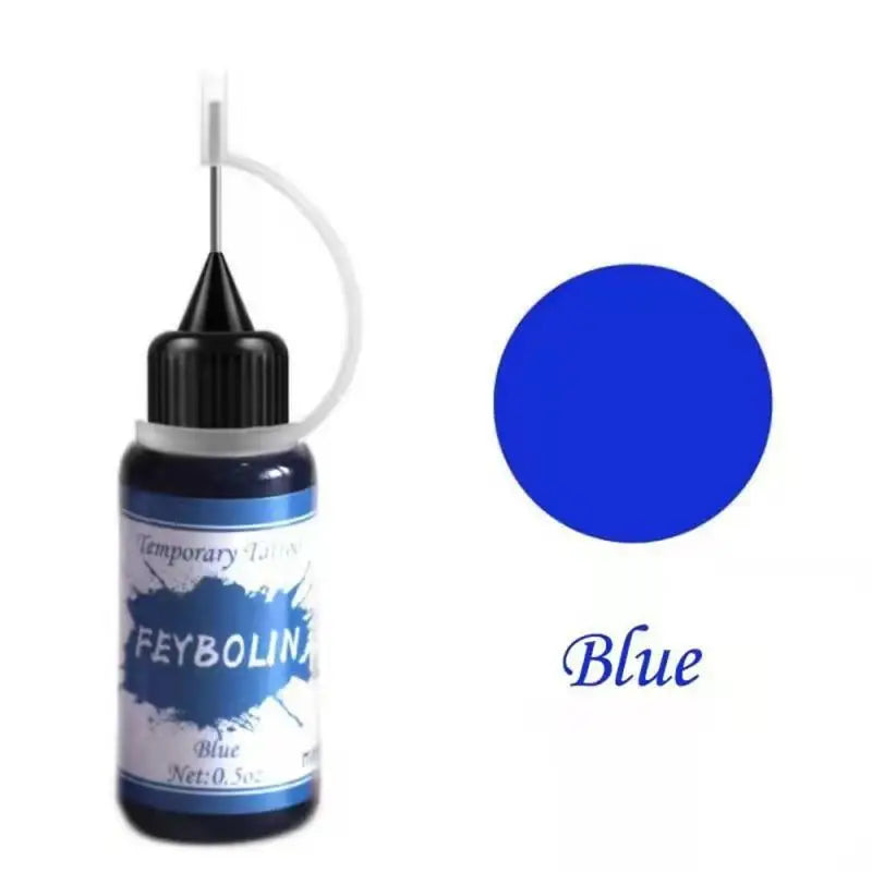 7 Farben Temporäre Henna Tattoo Tinte Set semi-permanent DIY Körperkunst