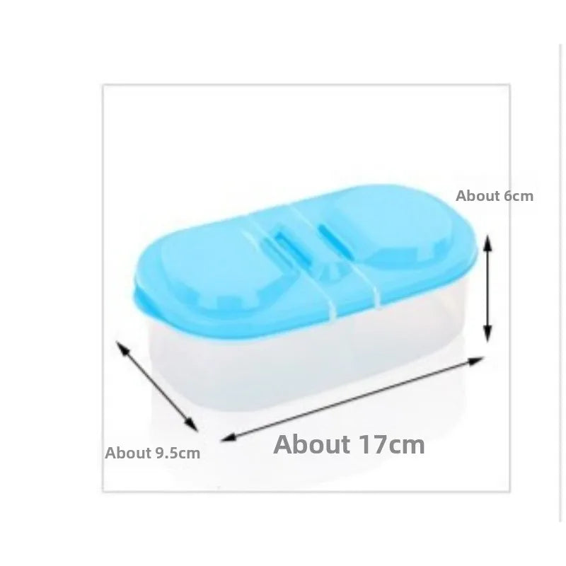 Tragbare Kunststoff Lunchbox Reise Outdoor Behälter für Obst - Mittagessen