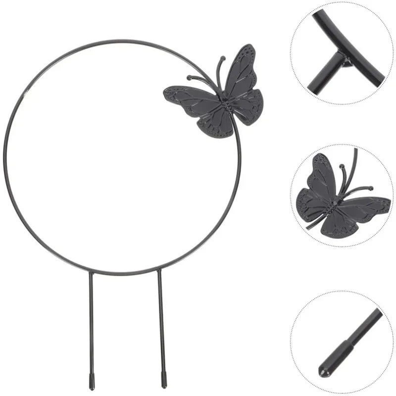 Robuste Rankhilfe aus Metall für Topfpflanzen und Garten