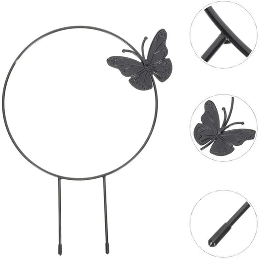 Robuste Rankhilfe aus Metall für Topfpflanzen und Garten