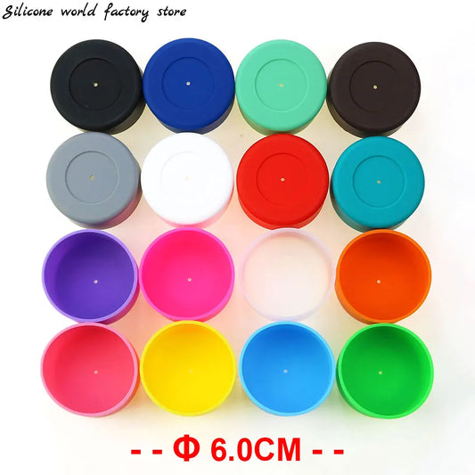 Silikon Anti Rutsch Tassenboden 6 cm Wärmedämmende Untersetzer 17 Farben