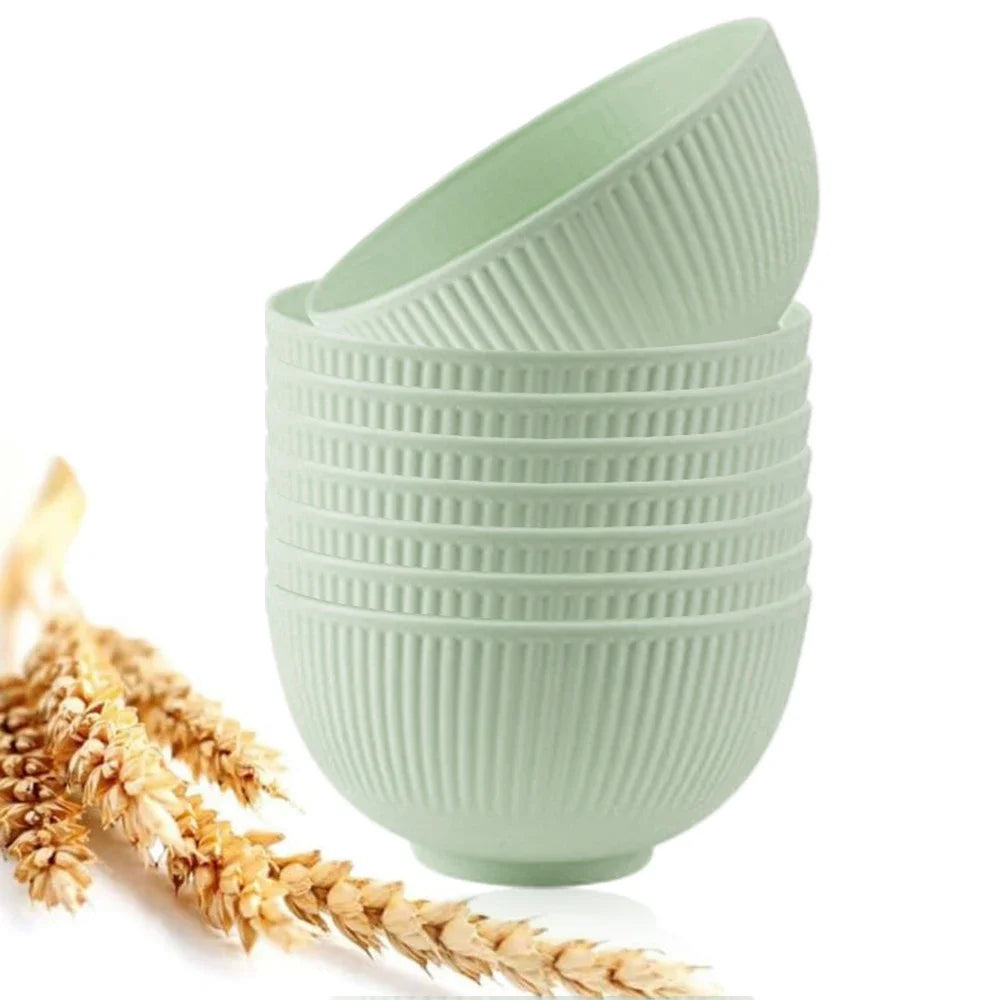 8-teiliges Müslischalen Set aus unzerbrechlichem, leichtem Kunststoff