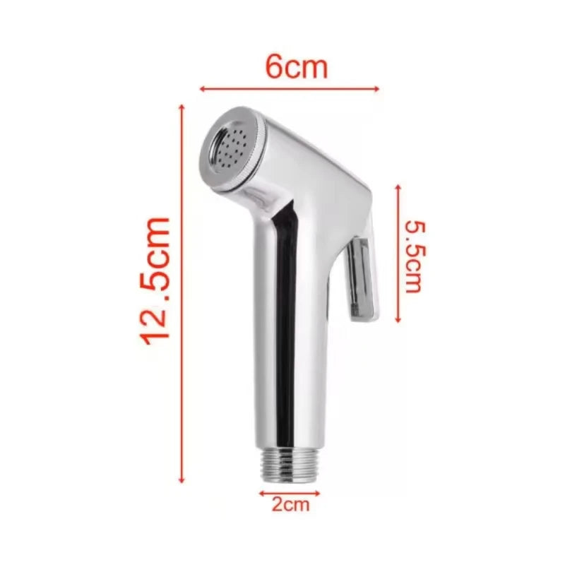 Multifunktionales Hand-Bidet mit flexiblem 1,5m Feder-Schlauch – hygienisch - ergonomisch