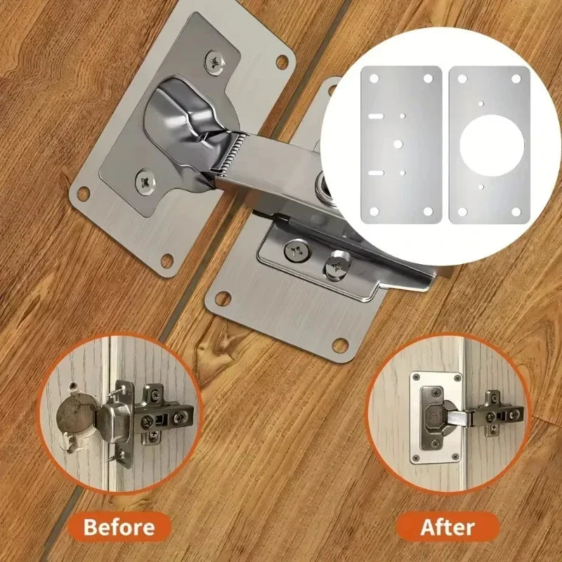 Metall Reparaturset für Schrankscharniere mit Schrauben – einfache Montage
