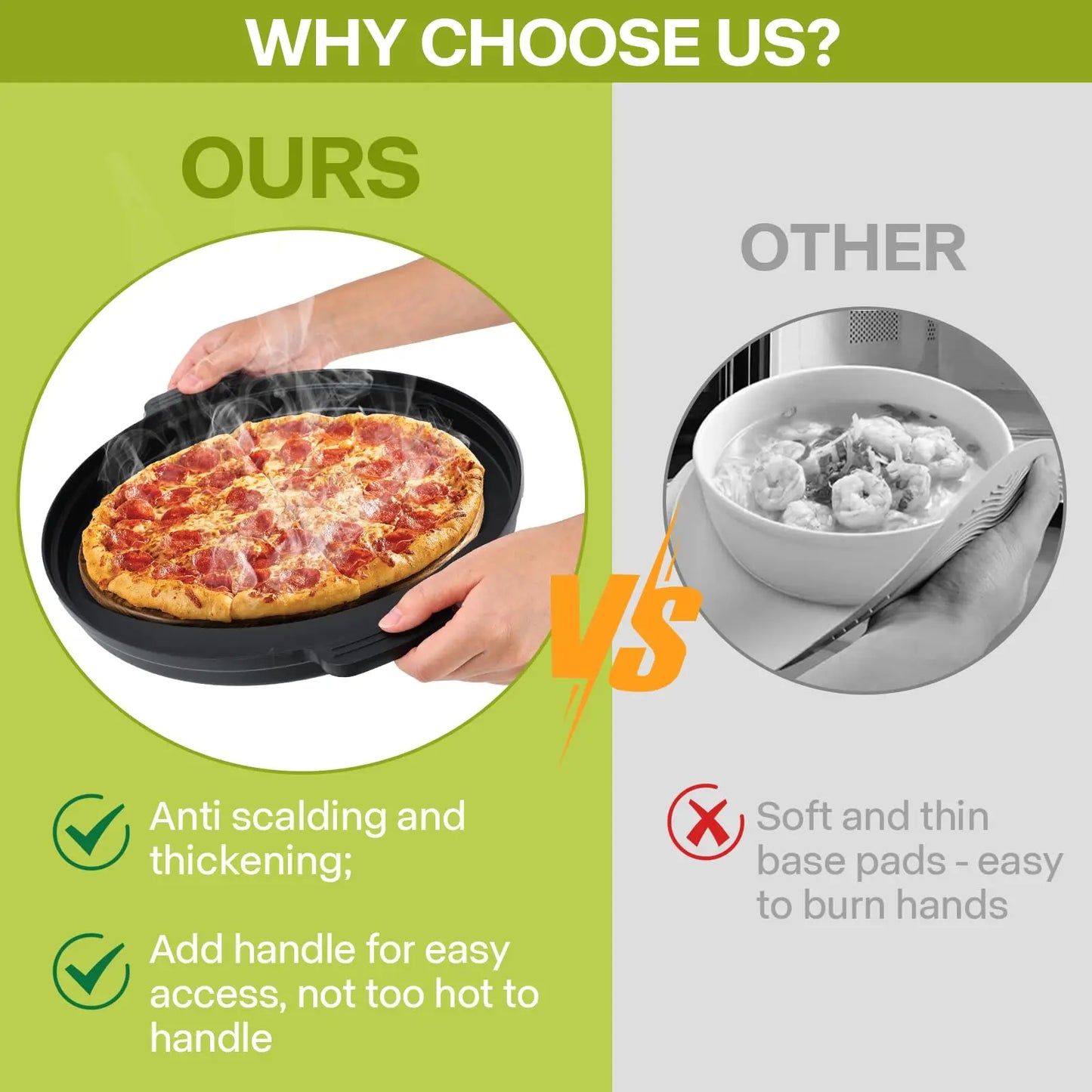 Praktischer faltbarer Spritzschutz und Dämpfsieb für die Küche