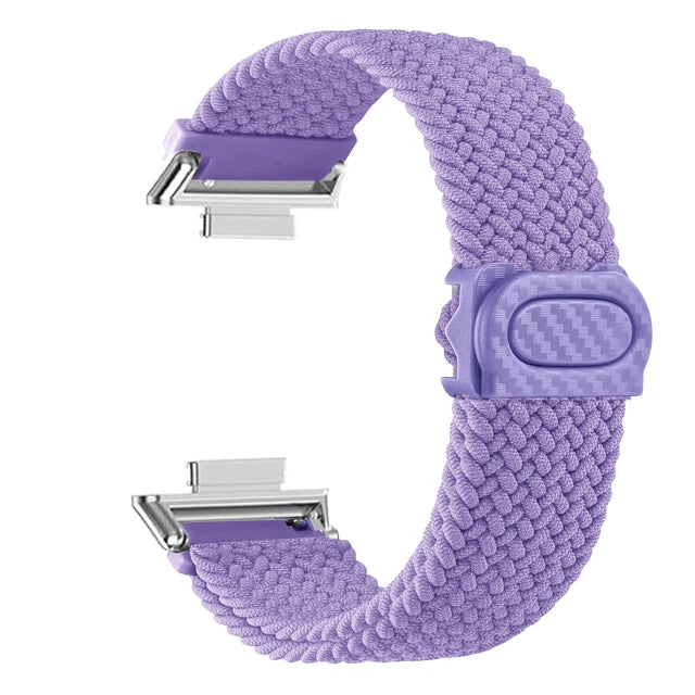 Sportlich - Robust: Geflochtenes Nylonarmband für Huawei Watch Fit 2 Komfort