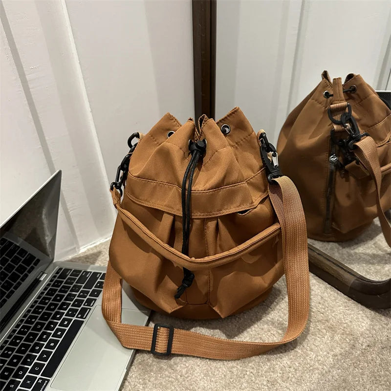 Damen Schultertasche Wasserdicht Nylon Groß Umhängetasche Beuteltasche Freizeit